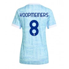 Juventus Teun Koopmeiners #8 Bortedrakt Kvinner 2025-26 Kortermet